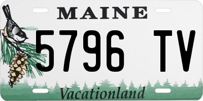 ME license plate 5796TV