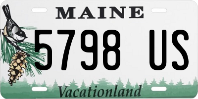 ME license plate 5798US