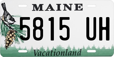 ME license plate 5815UH