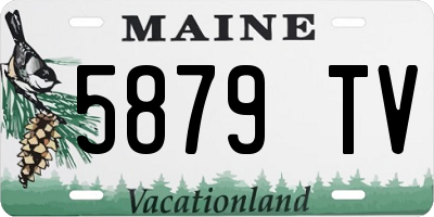 ME license plate 5879TV