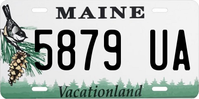 ME license plate 5879UA