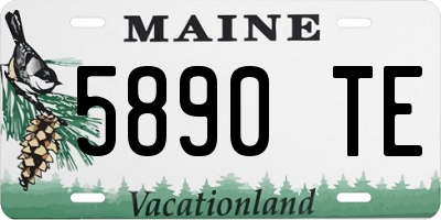 ME license plate 5890TE