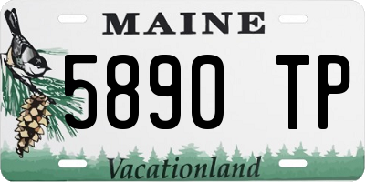 ME license plate 5890TP