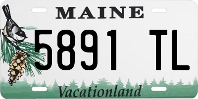 ME license plate 5891TL