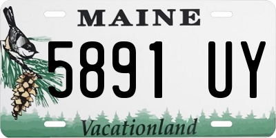 ME license plate 5891UY