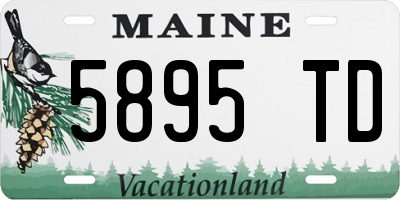 ME license plate 5895TD