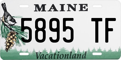 ME license plate 5895TF
