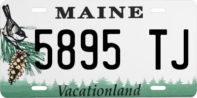 ME license plate 5895TJ