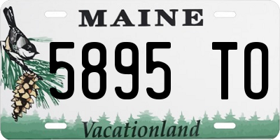 ME license plate 5895TO