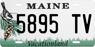 ME license plate 5895TV