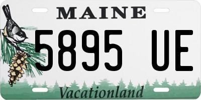 ME license plate 5895UE