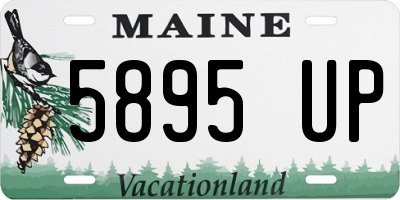 ME license plate 5895UP
