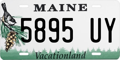 ME license plate 5895UY