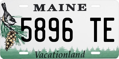ME license plate 5896TE