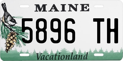 ME license plate 5896TH