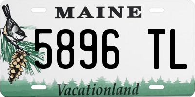 ME license plate 5896TL
