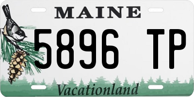 ME license plate 5896TP