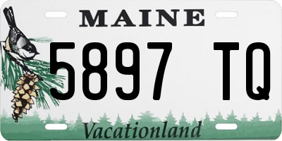 ME license plate 5897TQ
