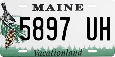 ME license plate 5897UH