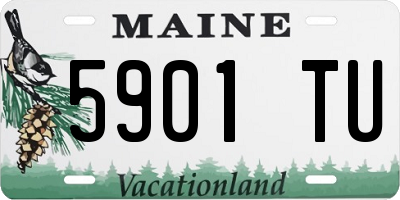 ME license plate 5901TU