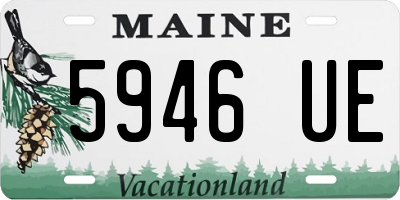 ME license plate 5946UE