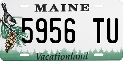 ME license plate 5956TU