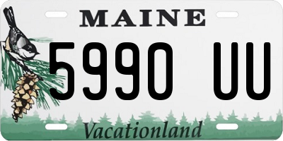 ME license plate 5990UU