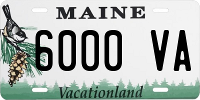 ME license plate 6000VA