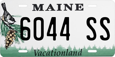 ME license plate 6044SS