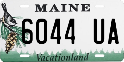 ME license plate 6044UA