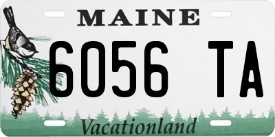 ME license plate 6056TA