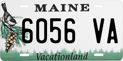 ME license plate 6056VA