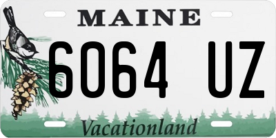 ME license plate 6064UZ