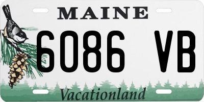 ME license plate 6086VB