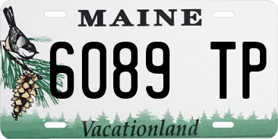 ME license plate 6089TP