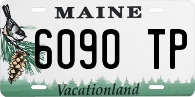 ME license plate 6090TP