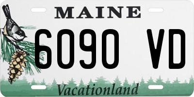 ME license plate 6090VD