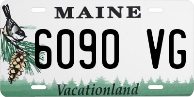 ME license plate 6090VG