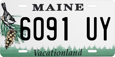 ME license plate 6091UY