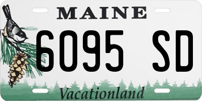 ME license plate 6095SD