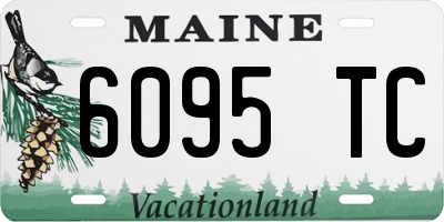 ME license plate 6095TC