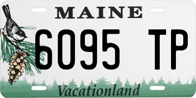 ME license plate 6095TP