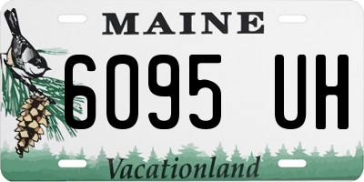 ME license plate 6095UH