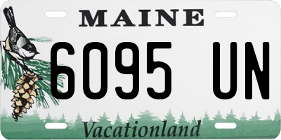 ME license plate 6095UN