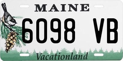 ME license plate 6098VB