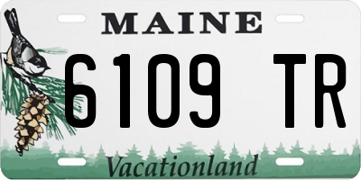 ME license plate 6109TR