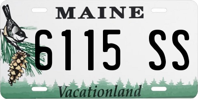 ME license plate 6115SS