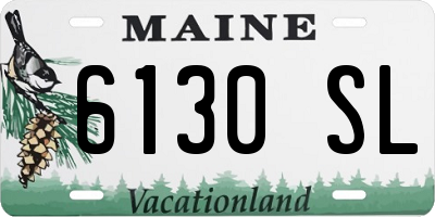 ME license plate 6130SL