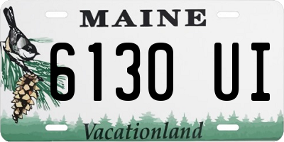 ME license plate 6130UI