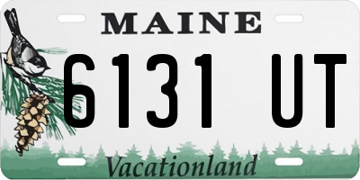 ME license plate 6131UT